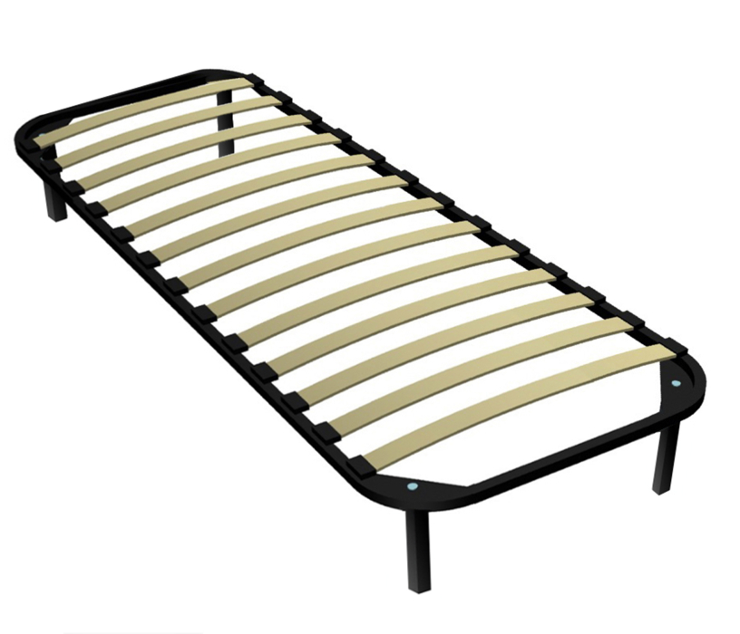 Кровати 90 см, Кровать Мамбо СБ-2871 с матрасом Боннет 90х200, дуб сонома/белый