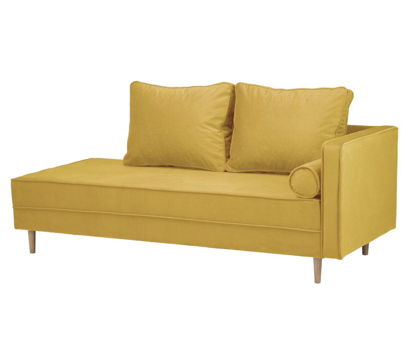 Дизайнерские диваны для гостиной, Диван - кушетка Блюз, велюр