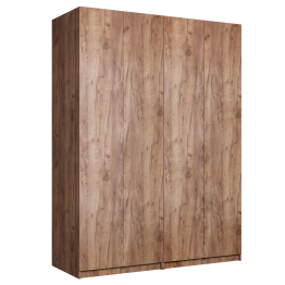 Распашной шкаф Локер 800+800 (Гармошка с системой Push to Move/Правый) с полками и ящиками слева