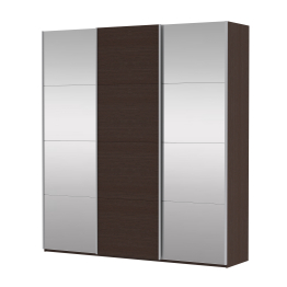 Шкаф Прайм трио 1ДСП+2 зеркало 2300х1800х570