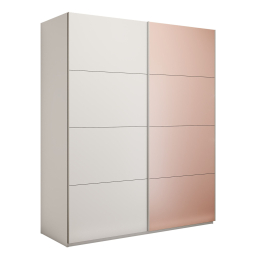 Шкаф-купе Эста 2-х дверный ДСП/Стекла пудра/Доводчик 200х66х240