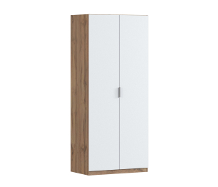 Шкаф двухдверный Макс 1000 мм, вариант №2 (ЛДСП, корпус дуб вотан)