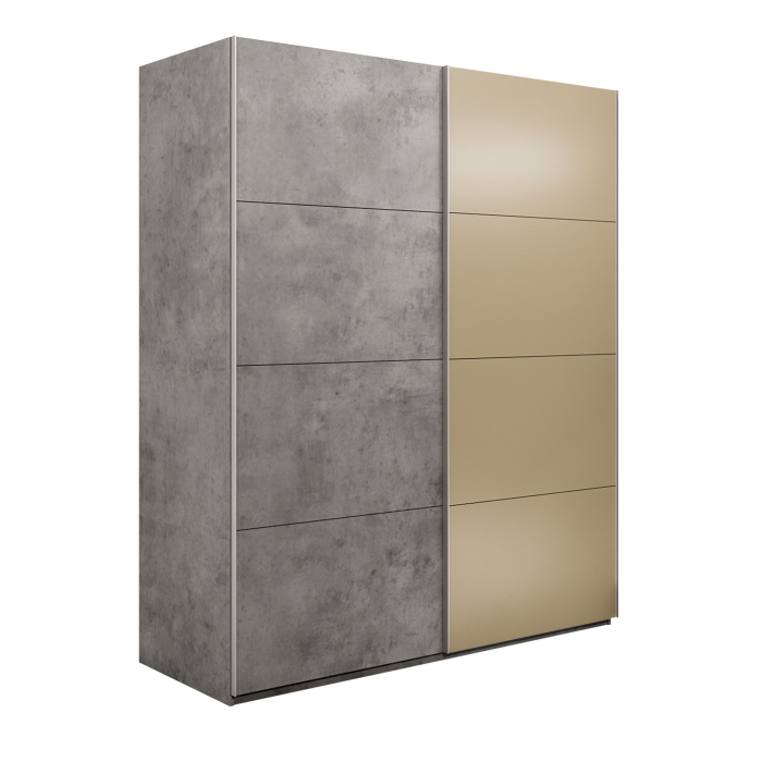 Шкафы-купе 2-х дверные, Шкаф-купе Эста 2-х дверный ДСП/Стекла фисташка/Доводчик 160х66х240