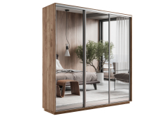 Шкафы-купе, Шкаф-купе Экспресс Экспенс трио 2200 x 1800 x 600